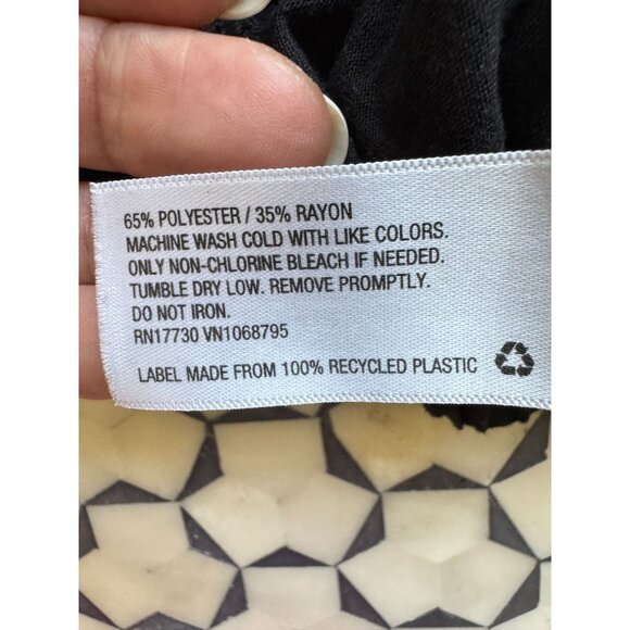 One A Day Black Drawstring Dolman Top – Size Medium - Picture 5 of 9